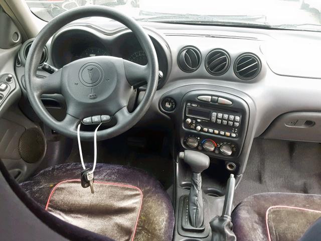 1G2NF52T01M586349 - 2001 PONTIAC GRAND AM S SILVER photo 9