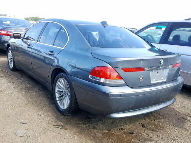 WBAGL63424DP71594 - 2004 BMW 745 I GRAY photo 3