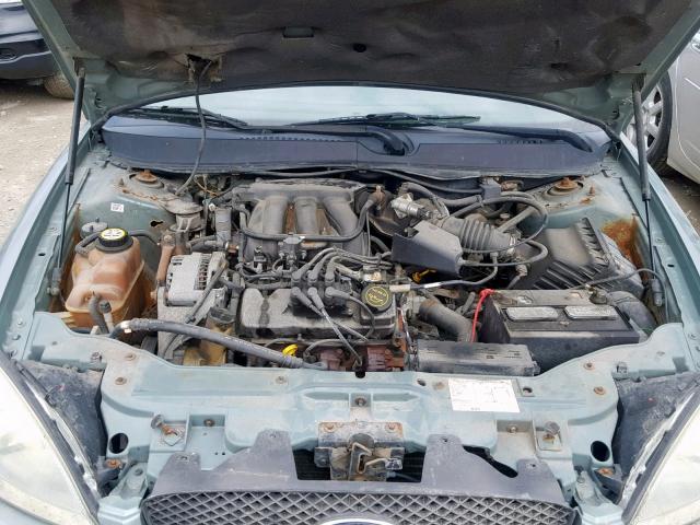 1FAFP53U15A197091 - 2005 FORD TAURUS SE GREEN photo 7