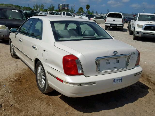 KMHFU45E54A332330 - 2004 HYUNDAI XG 350 WHITE photo 3