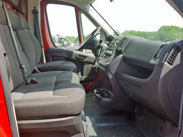 3C6TRVBG6EE101902 - 2014 RAM PROMASTER RED photo 5