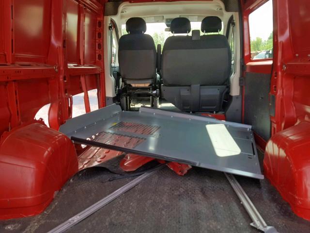 3C6TRVBG6EE101902 - 2014 RAM PROMASTER RED photo 6