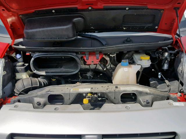 3C6TRVBG6EE101902 - 2014 RAM PROMASTER RED photo 7