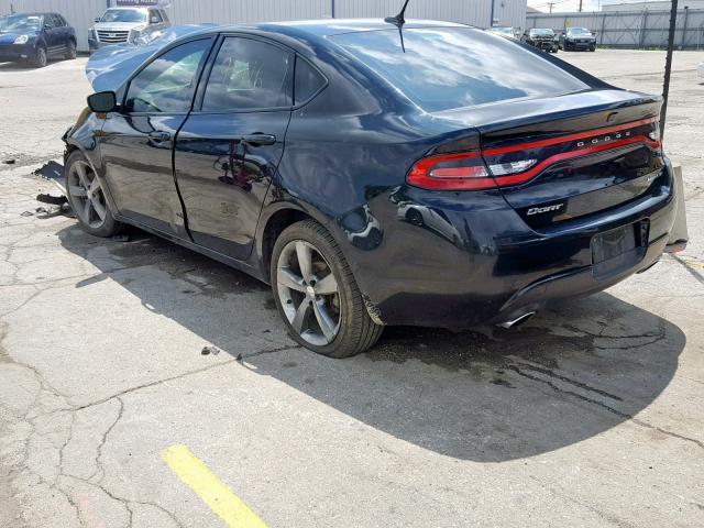 1C3CDFBA9DD308667 - 2013 DODGE DART SXT BLACK photo 3