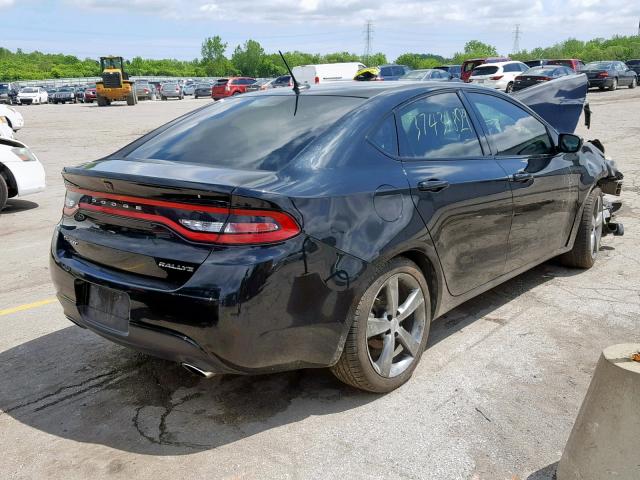 1C3CDFBA9DD308667 - 2013 DODGE DART SXT BLACK photo 4