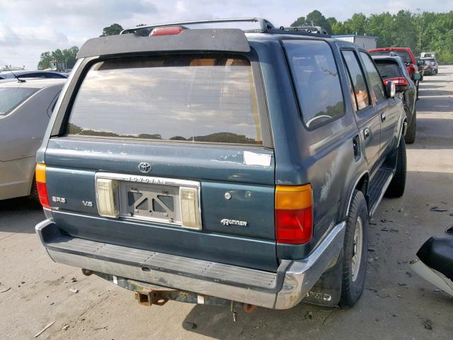 JT3VN39W8S0187608 - 1995 TOYOTA 4RUNNER VN GREEN photo 4