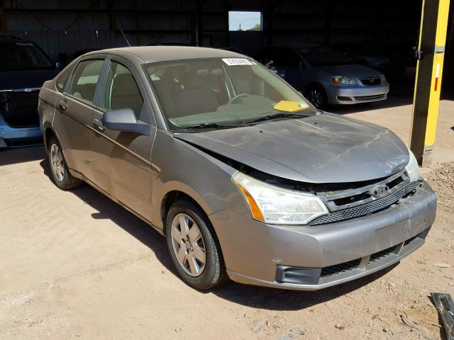 1FAHP34N78W133357 - 2008 FORD FOCUS S/SE GRAY photo 1