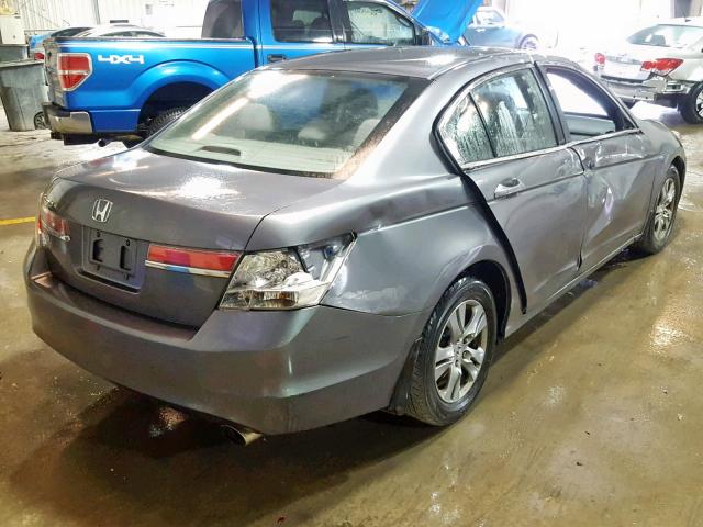 1HGCP2F46CA125907 - 2012 HONDA ACCORD LXP GRAY photo 4