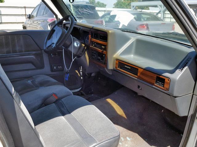 1B7GL23Y1NS508685 - 1992 DODGE DAKOTA WHITE photo 5