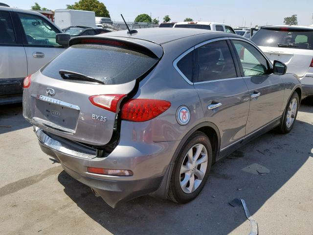 JN1AJ0HR0AM751813 - 2010 INFINITI EX35 BASE GRAY photo 4