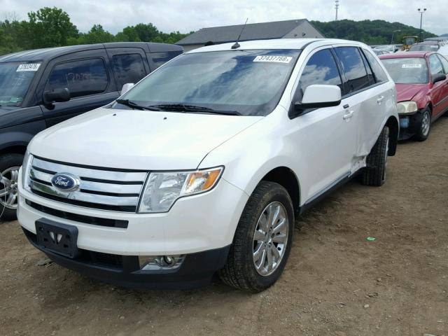 2FMDK3JC0ABB76810 - 2010 FORD EDGE SEL WHITE photo 2