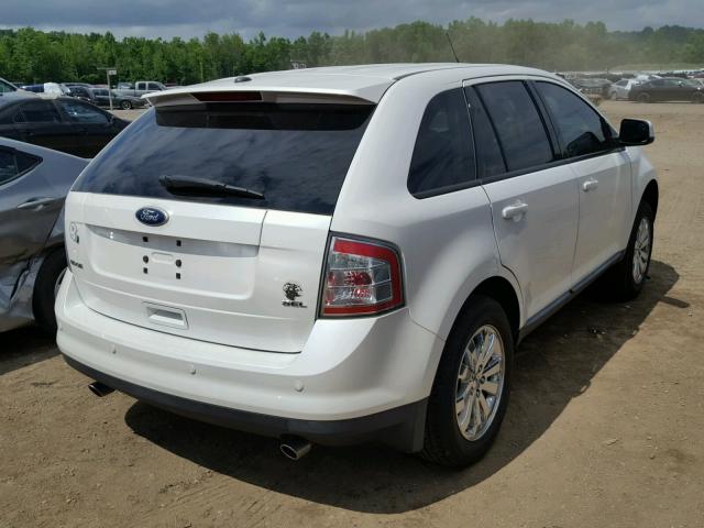 2FMDK3JC0ABB76810 - 2010 FORD EDGE SEL WHITE photo 4