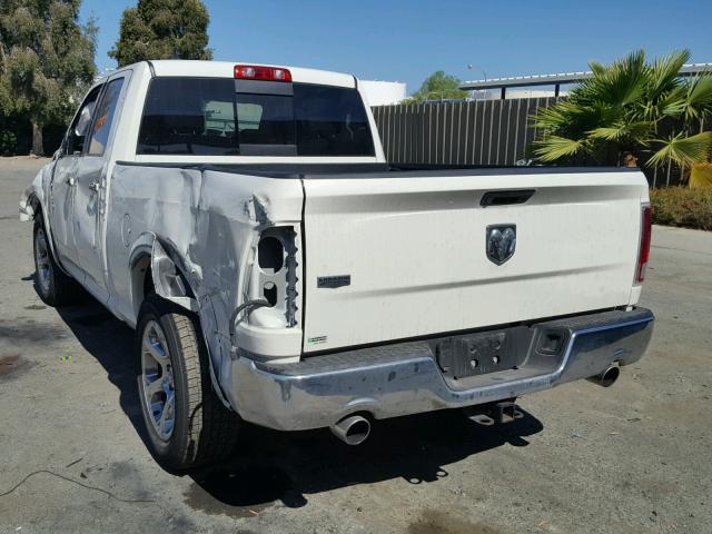 1C6RR6JT4HS532402 - 2017 RAM 1500 LARAM WHITE photo 3