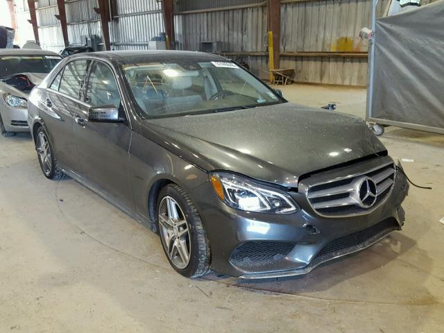 WDDHF5KB0EA814900 - 2014 MERCEDES-BENZ E 350 GRAY photo 1