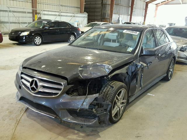 WDDHF5KB0EA814900 - 2014 MERCEDES-BENZ E 350 GRAY photo 2