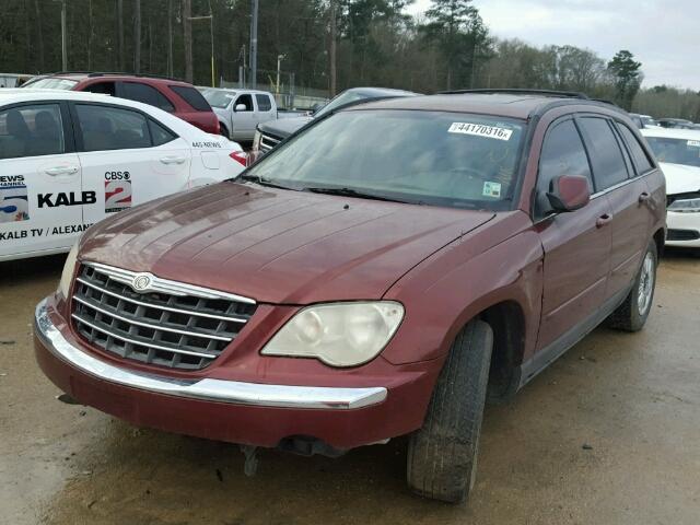 2A8GM68X57R220220 - 2007 CHRYSLER PACIFICA T BURGUNDY photo 2