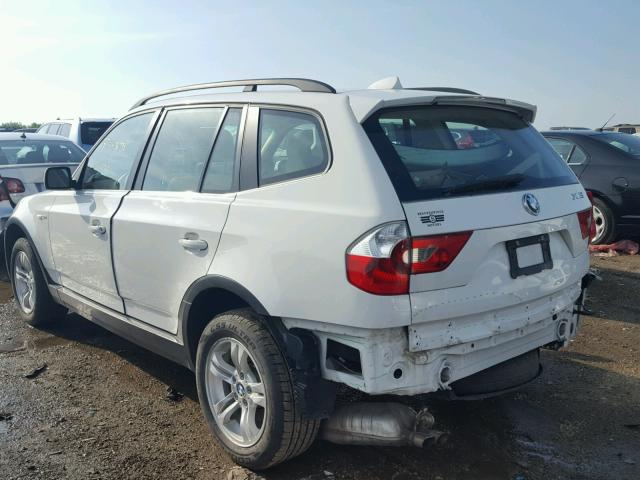 WBXPA93476WD25805 - 2006 BMW X3 3.0I WHITE photo 3