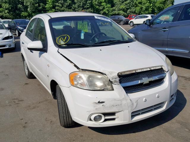 KL1TG56698B265203 - 2008 CHEVROLET AVEO LT WHITE photo 1