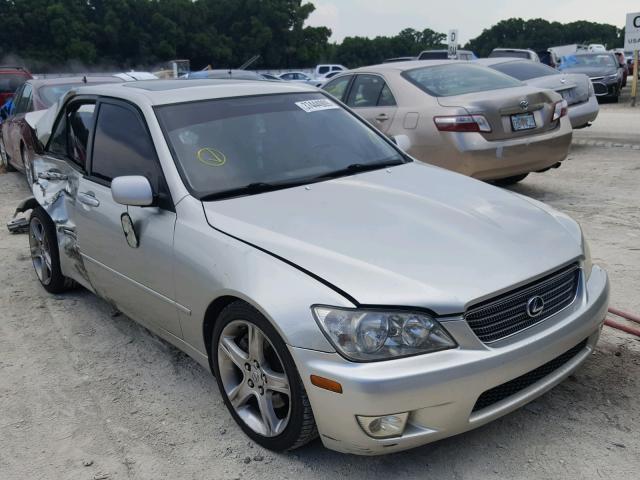 JTHBD182410016291 - 2001 LEXUS IS 300 SILVER photo 1