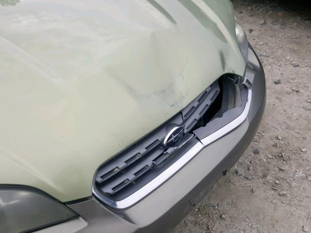 4S4BP61C956340733 - 2005 SUBARU LEGACY OUT GREEN photo 9