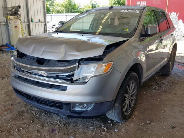 2FMDK38C68BA82611 - 2008 FORD EDGE SEL SILVER photo 2