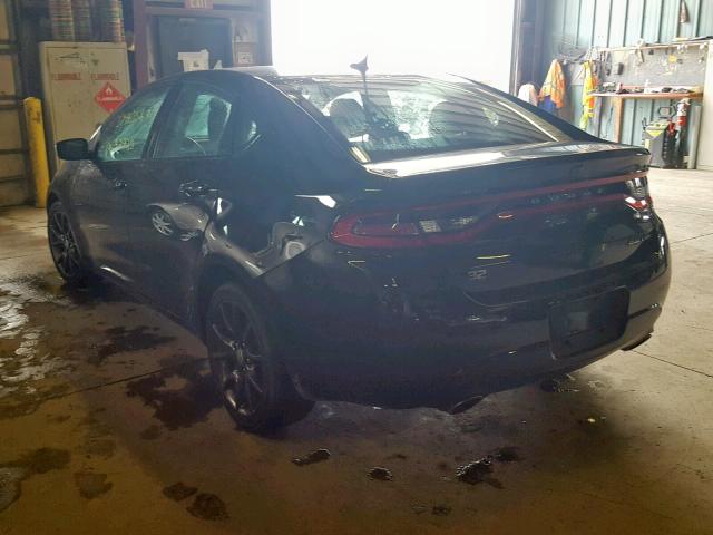 1C3CDFBBXFD331306 - 2015 DODGE DART SXT BLACK photo 3