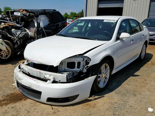 2G1WC5EM3A1158499 - 2010 CHEVROLET IMPALA LTZ WHITE photo 2