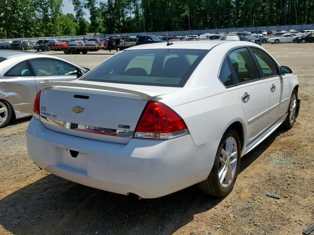 2G1WC5EM3A1158499 - 2010 CHEVROLET IMPALA LTZ WHITE photo 4