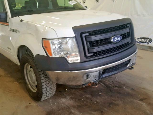 1FTFX1ET0EKD85280 - 2014 FORD F150 SUPER WHITE photo 9