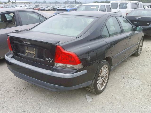 YV1RS58D922118247 - 2002 VOLVO S60 2.4T BLACK photo 4