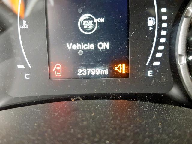 ZACCJBAB7JPH76319 - 2018 JEEP RENEGADE S GRAY photo 8