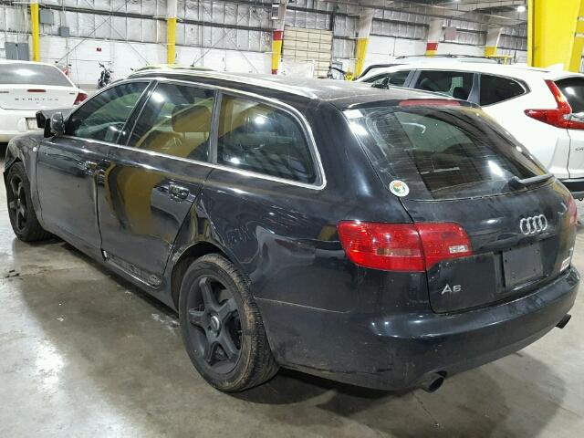 WAUKH74F37N139378 - 2007 AUDI A6 AVANT Q BLACK photo 3