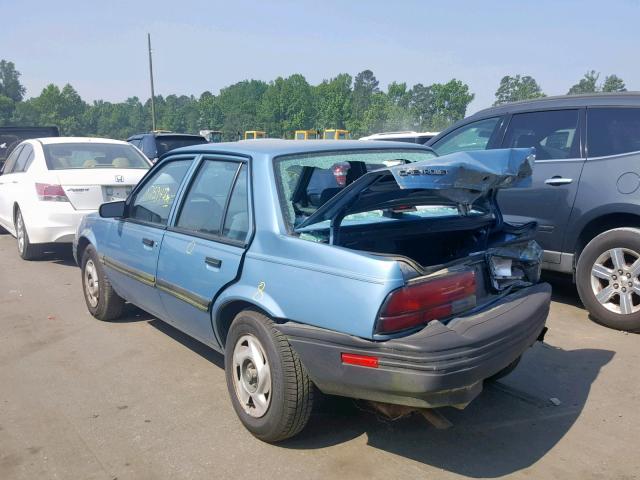 1G1JC54G3MJ170314 - 1991 CHEVROLET CAVALIER V BLUE photo 3