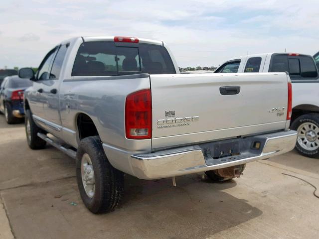 3D7KU28D64G177661 - 2004 DODGE RAM 2500 S Gümüş foto 3