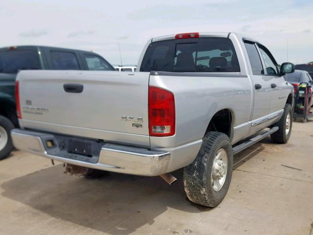 3D7KU28D64G177661 - 2004 DODGE RAM 2500 S Gümüş foto 4