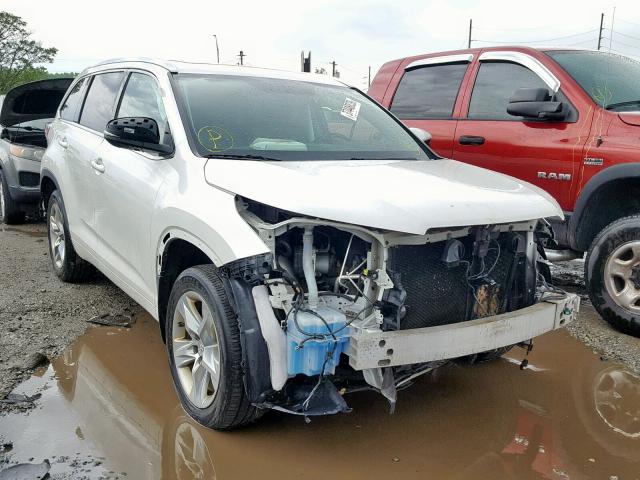 5TDDKRFH1ES035647 - 2014 TOYOTA HIGHLANDER WHITE photo 1