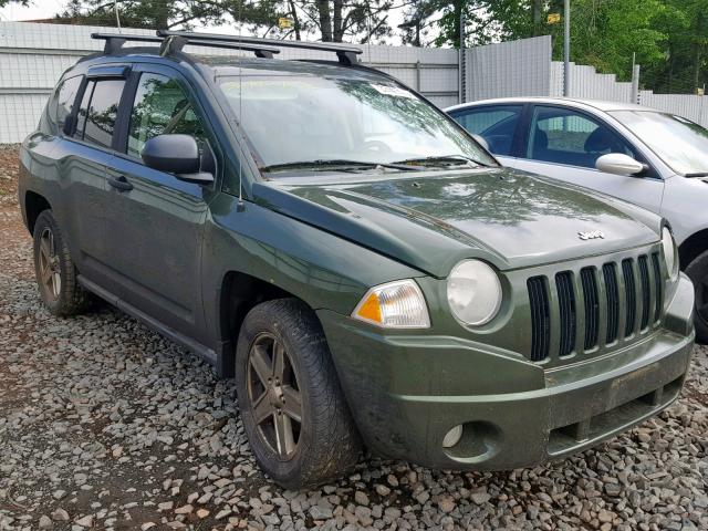 1J8FF47W97D199250 - 2007 JEEP COMPASS GREEN photo 1