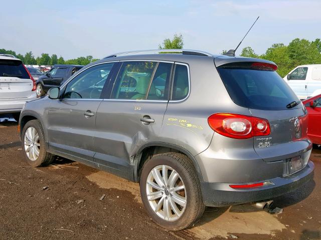 WVGBV95N29W500119 - 2009 VOLKSWAGEN TIGUAN SE GRAY photo 3