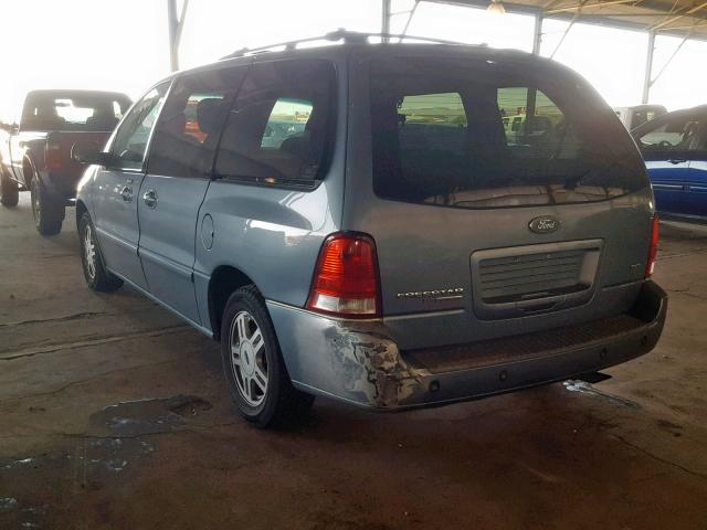 2FMZA52265BA39497 - 2005 FORD FREESTAR S BLUE photo 3