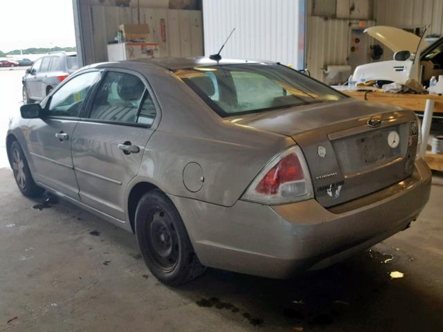 3FAHP06Z68R139300 - 2008 FORD FUSION S SILVER photo 3