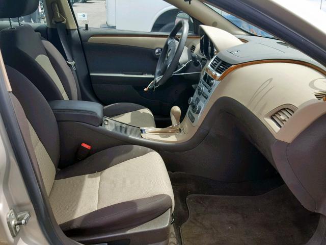 1G1ZC5EBXAF273878 - 2010 CHEVROLET MALIBU 1LT GOLD photo 5