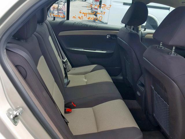 1G1ZC5EBXAF273878 - 2010 CHEVROLET MALIBU 1LT GOLD photo 6