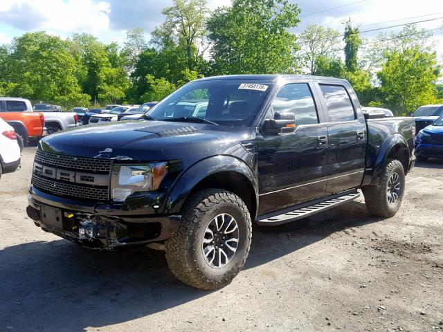 1FTFW1R6XCFA74999 - 2012 FORD F150 SVT R BLACK photo 2