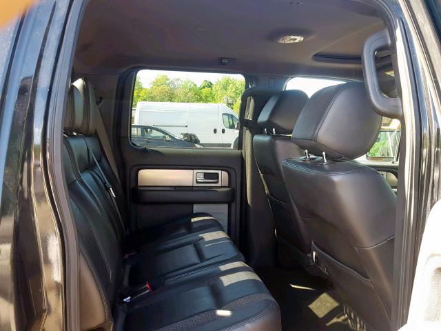 1FTFW1R6XCFA74999 - 2012 FORD F150 SVT R BLACK photo 6