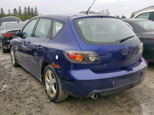 JM1BK143651303122 - 2005 MAZDA 3 HATCHBAC BLUE photo 3