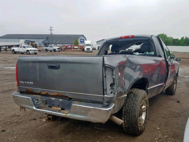 3D7KR26D55G812973 - 2005 DODGE RAM 2500 S ნაცრისფერი ფოტო 4