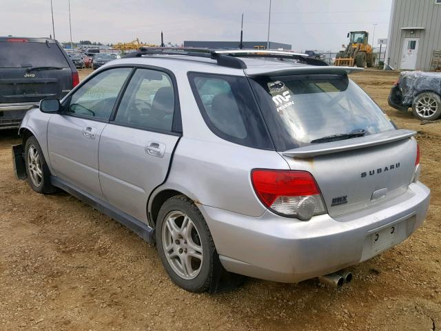 JF1GG29634G809315 - 2004 SUBARU IMPREZA WR SILVER photo 3