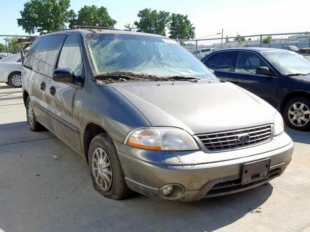 2FMZA51472BB55287 - 2002 FORD WINDSTAR L GREEN photo 1