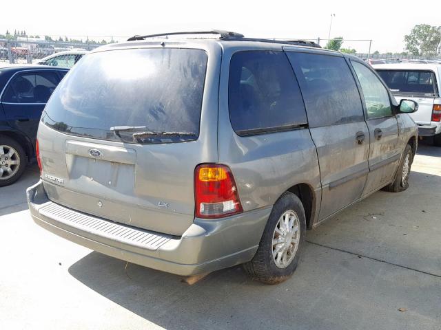 2FMZA51472BB55287 - 2002 FORD WINDSTAR L GREEN photo 4