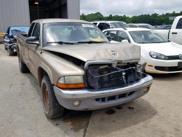 1D7HL42X43S127991 - 2003 DODGE DAKOTA SLT TAN photo 1